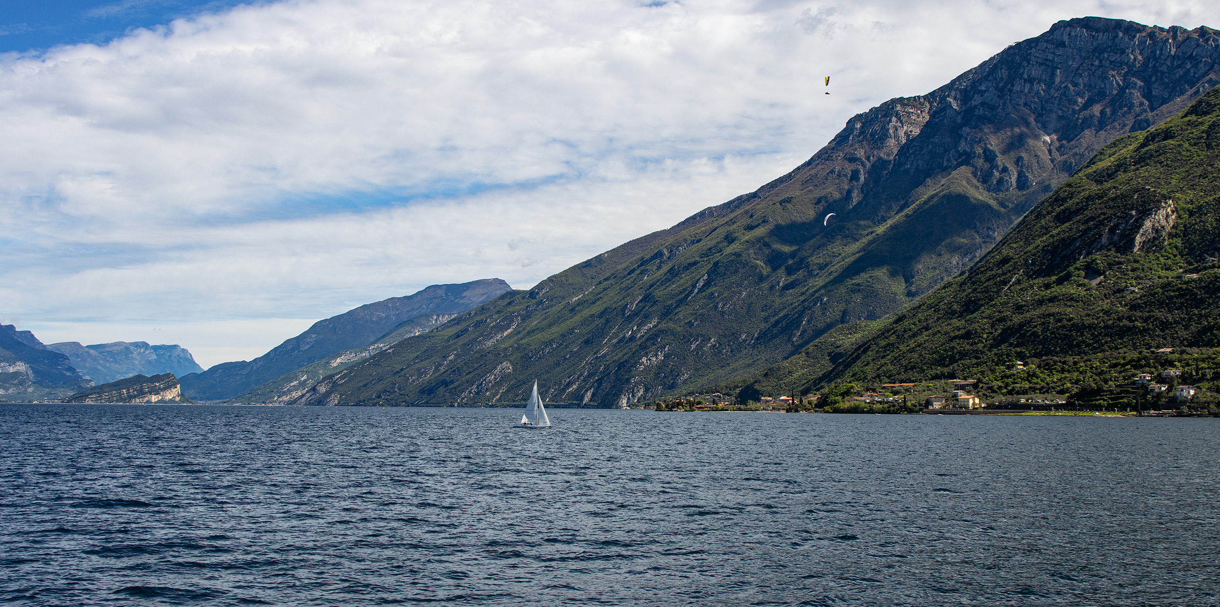 Gardasee: Überfahrt von Malcesine nach Limone (25.04.25)