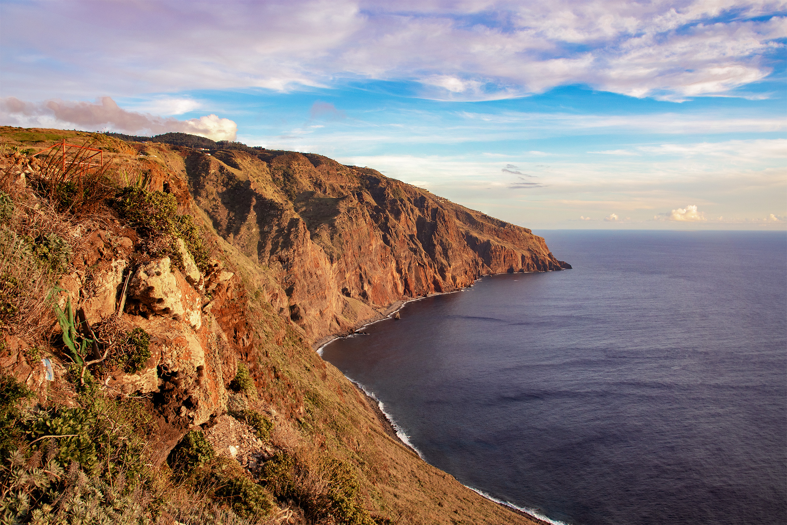 Madeira: Sonnenuntergang an der Ponta do Pargo (31.10.22)