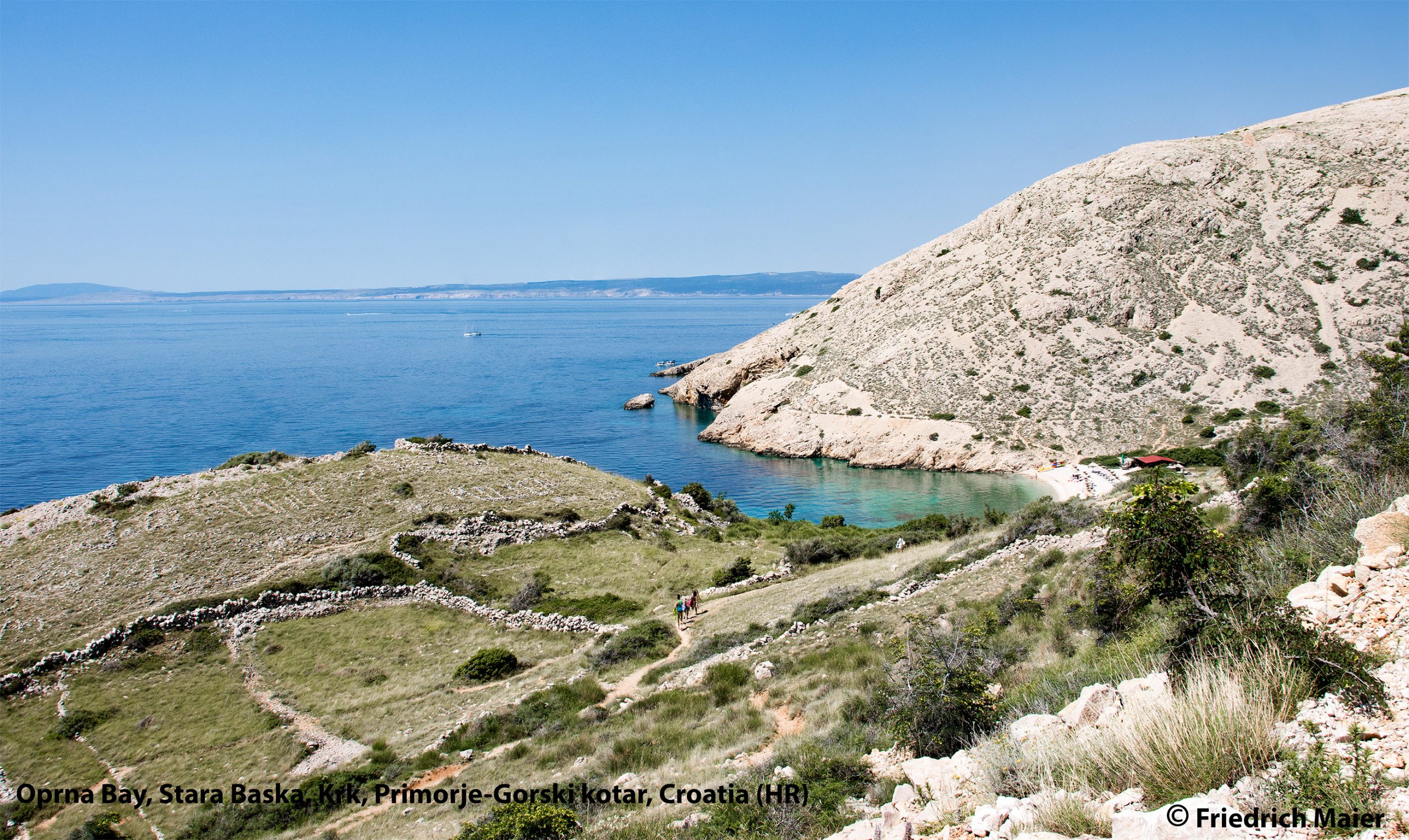 Insel Krk: Oprna-Bucht Stara Baška (14.06.22)