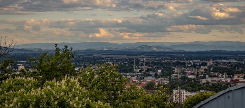 Graz_Schlossberg_Sonnenuntergang_3 Kopie