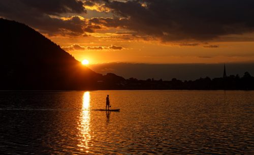 Schliersee_Strandbad_Sonnenuntergang_1 Kopie