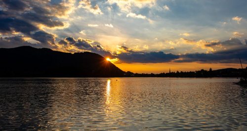 Schliersee_Strandbad_Sonnenuntergang_2 Kopie